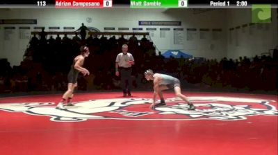 113 f, Adrian Composano, Central vs Matt Gamble, Monache