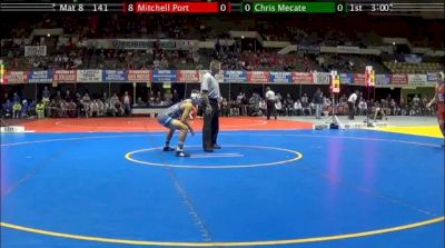 141 r2, Mitchell Port Edinboro vs. Chris Mecate Old Dominion