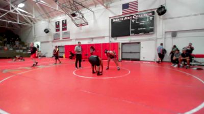 285 lbs Champ. Round 1 - Kobe Pablo, Cerritos College vs Raymond Malo-Gonzalez, East Los Angeles College