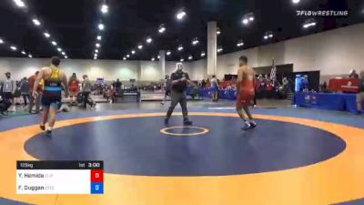 125 kg Quarterfinal - Youssif Hemida, Cliff Keen Wrestling Club vs Francis Duggan, Cyclone Regional Training Center C-RTC