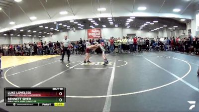 67 lbs Champ. Round 2 - Luke Loveless, Poquoson Athletic Association vs Bennett Siver, Great Neck Wrestling Club