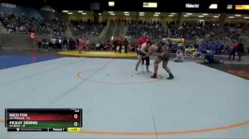 195 lbs Quarterfinals (8 Team) - McKay Dennis, 6A Bend vs Nico Fox, 6A Sprague
