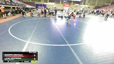 124-125 lbs Round 3 - Layne Armstrong, North Carolina vs Giuseppe Minutillo, Carrollton Thunder Wrestling