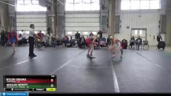 130 lbs Finals (2 Team) - Kyler Crooks, Team Ohio vs Keegan Hewitt, Railroad City Riders