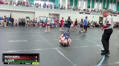 100 lbs Quarterfinals (8 Team) - Paxton Newell, U2 Upstate Uprising vs Eli Rozier, Elite Misfits