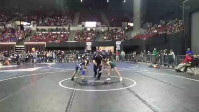 69 lbs Cons. Round 2 - Lyla Warren, Malta vs Timber Hernandez, Bearcats Wrestling Club Helena