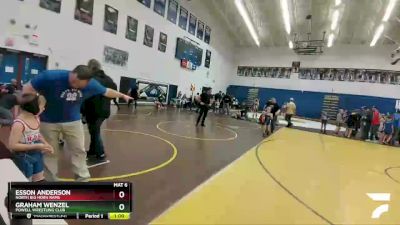 53 lbs Quarterfinal - Tasman Merrill, Laurel Mattburners vs Asher Redder, Powell Wrestling Club