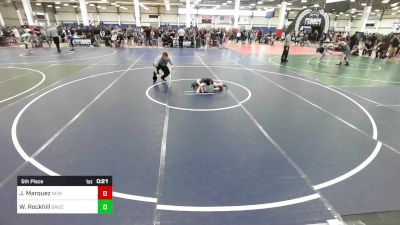 49 lbs 5th Place - Jacob Marquez, New Mexico vs Waylon Rockhill, Bagdad Copperhead WC