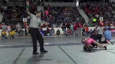 90 lbs Quarterfinal - Brinnley Morris, Jr. Kaws vs Hailey Estrada, Wichita Blue Knights