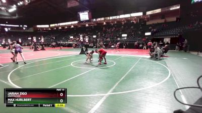 146 lbs 7th Place Match - Jariah Zigo, Unattached vs Max Hurlbert, FFWA