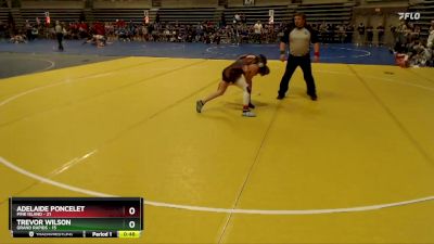 88 lbs Semis & 1st Wrestleback (8 Team) - Adelaide Poncelet, Pine Island vs Trevor Wilson, Grand Rapids