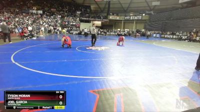 2A 190 lbs Semifinal - Joel Garcia, Washington vs Tyson Moran, White River