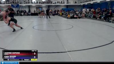 136 lbs Cons. Round 3 - Kara Rivard, Cornell College vs Jasmine Hopkins, Quincy