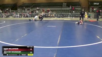 59 lbs Round 4 - Braycen Neuendorf, Iowa vs Nash Williamson, Iowa