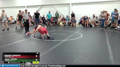 110 lbs Round 3 (8 Team) - Mason Comegys, Rebellion vs Noah Young, Xtreme Team