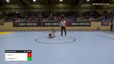 46 lbs Quarterfinal - Jason Lara, Prodigy WC vs Bradley Fletcher, Broken Arrow WC