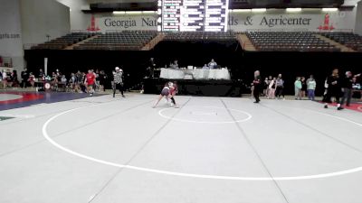 100-105 lbs Quarterfinal - Cadence Grulla, Lumpkin County Wresting vs Patricia Pennell, The Storm Wrestling Center