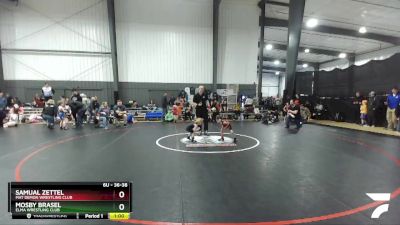 36-38 lbs Round 3 - Samual Zettel, Mat Demon Wrestling Club vs Mosby Brasel, Elma Wrestling Club