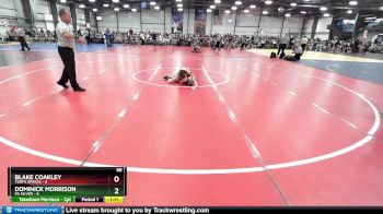 88 lbs Rd# 2 10:30am Friday - Dominick Morrison, PA Silver vs Blake Coakley, Terps Xpress