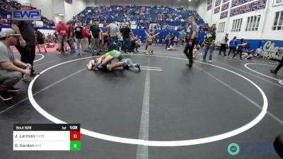 119 lbs Quarterfinal - Jace Larman, Division Bell Wrestling vs Brayson Gordon, Blaine County Grapplers