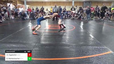 95 lbs Consi Of 8 #1 - Donavin Eggleston, Unadilla vs Garrett Mehlenbacher, Atlanta