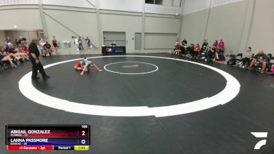 105 lbs Round 1 (8 Team) - Abigail Gonzalez, Florida vs Lahna Passmore, Kansas