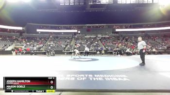 106 lbs 3rd Place Match - Mason Goelz, Avon vs Joseph Hamilton, Center Grove