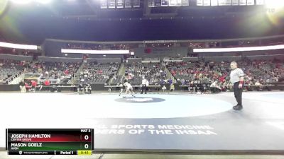 106 lbs 3rd Place Match - Mason Goelz, Avon vs Joseph Hamilton, Center Grove