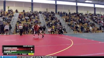 174 lbs Champ. Round 2 - Sherman Dixon, Triton Community College vs Gabriel Bailey, Cloud County