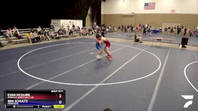 195 lbs Round 4 - Evan McGuire, Pinnacle Wrestling Club vs Ben Schultz, Minnesota