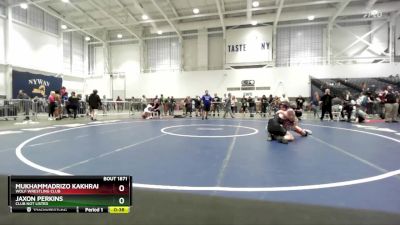 131 lbs Cons. Round 5 - Jaxon Perkins, Club Not Listed vs Mukhammadrizo Kakhramonov, Wolf Wrestling Club