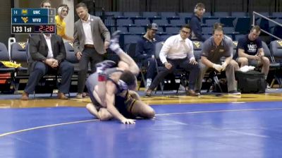 133 lbs Chris Sandoval, UNC vs Matt Schmitt, WVU