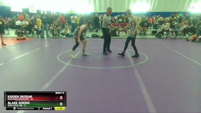 100 lbs Round 3 (8 Team) - Kaiden Skodak, Backyard Brawlers vs Blake Adkins, Ohio Gold 10k