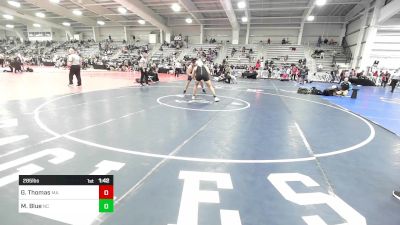 285 lbs Round Of 32 - Gabriel Thomas, MA vs Mason Blue, NC