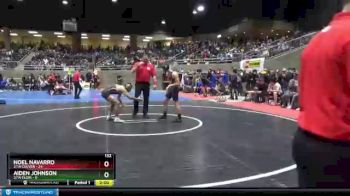 132 lbs Semis & 1st Wrestleback (8 Team) - Noel Navarro, 2/1A Culver vs Aiden Johnson, 2/1A Elgin