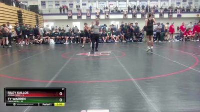 120 lbs Round 1 (16 Team) - Ty Warren, Creekview vs Riley Kallos, Johns Creek