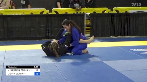 NICOLLE SABRINA FERNÁNDEZ vs ISABELLA ERYN CLARK 2024 Pan Jiu Jitsu IBJJF Championship