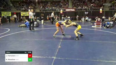 85 lbs Consy 2 - Jack Famularo, Easton vs Noel Risacher, North Allegheny