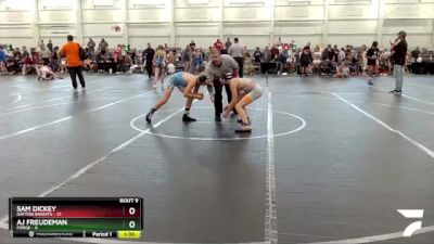 96 lbs Round 3 (6 Team) - Sam Dickey, Dayton Bandits vs AJ Freudeman, Forge