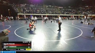 86 lbs Cons. Round 1 - Brody Andrews, Iowa vs Talon Fouche, Iowa