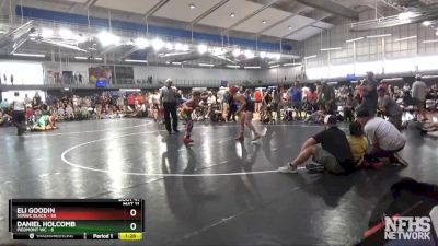 125 lbs Round 9 (10 Team) - Daniel Holcomb, Piedmont WC vs Eli Goodin, SVRWC Black