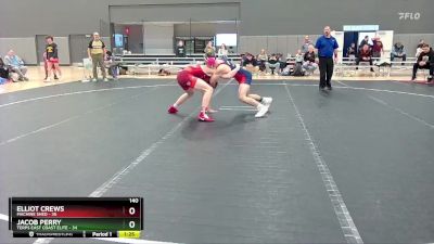 140 lbs Round 8 (10 Team) - Elliot Crews, Machine Shed vs Jacob Perry, Terps East Coast Elite