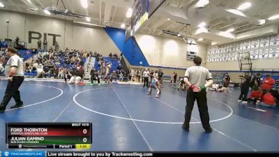 80 lbs 5th Place Match - Julian Gamino, Box Elder Stingers vs Ford Thornton, Wasatch Wrestling Club