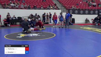 100 lbs Cons Semis - Lisa Pastoriza, Wyoming Seminary Wrestling Club vs Lilly Breeden, Victory Wrestling