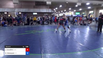 70 kg Round 2 - Joseph Uccellini, Curby 3 Style Wrestling Club vs Alesio Velasquez, Las Vegas Wrestling Club