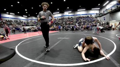 88 lbs Rr Rnd 3 - Nolan Johnson, Marlow Outlaws vs Cohen Wallace, Kingfisher YellowJackets