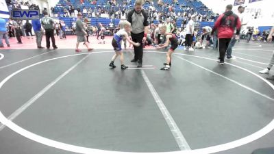 67 lbs Quarterfinal - Dax Williams, Weatherford Youth Wrestling vs Jaxon Walker, Harrah Little League Wrestling