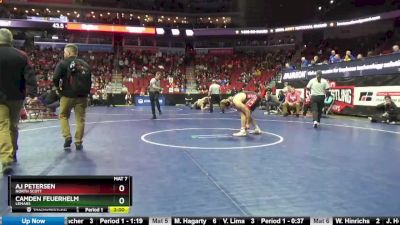 3A-195 lbs Champ. Round 2 - AJ Petersen, North Scott vs Camden Feuerhelm, LeMars