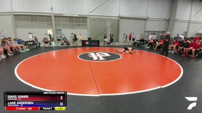 126 lbs Placement Matches (16 Team) - Davis Joiner, Missouri vs Lane Andersen, Wisconsin