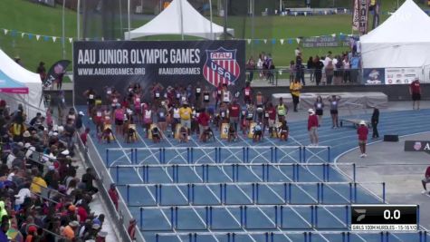 Youth Girls' 100m Hurdles Championship, Semi-Finals 4 - Age 15-16